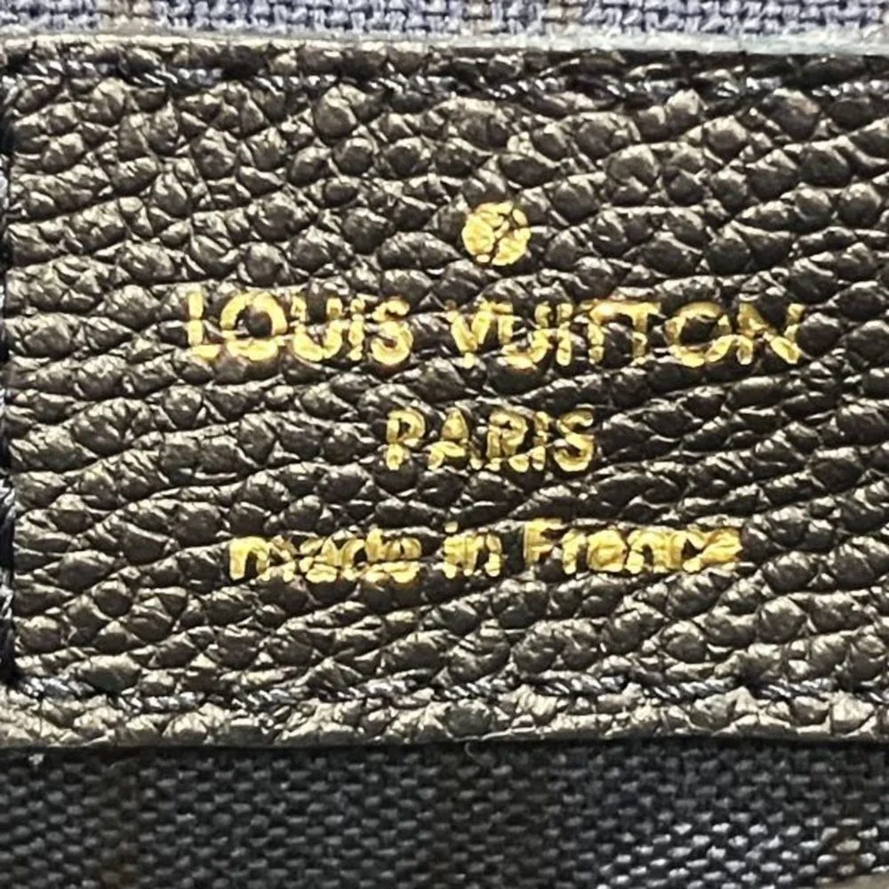 Louis Vuitton Lumineuse PM Monogram Empreinte Black Leather Tote Bag‎ Infini